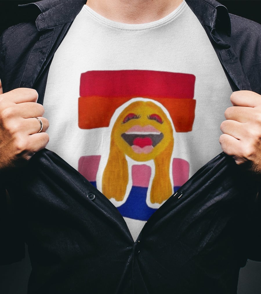 Janice Muppet Character With Lesbian Pride Colors LGBTQ The Muppets T-Shirt