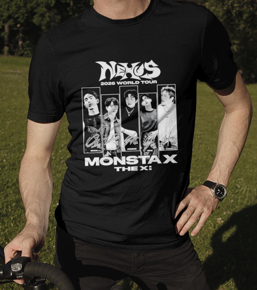 Nexus 2026 World Tour Monsta X With Shownu Jooheon Hyungwon Kihyun Minhyuk T-Shirt