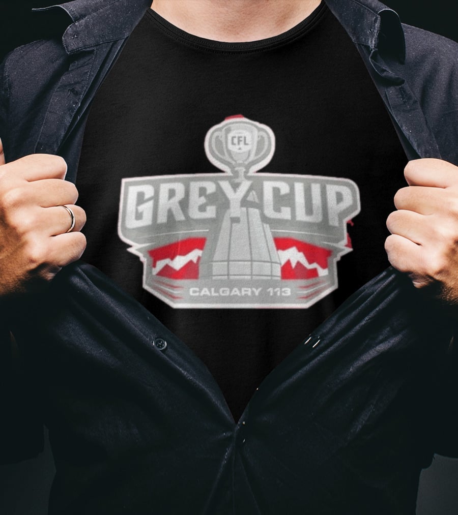 CFL Grey Cup Calgary 113 Canadian Football League Championship T-Shirt