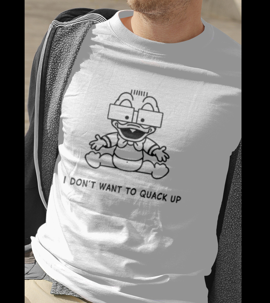 I Don't Want To Quack Up Baby Donald Duck Descendents T-Shirt