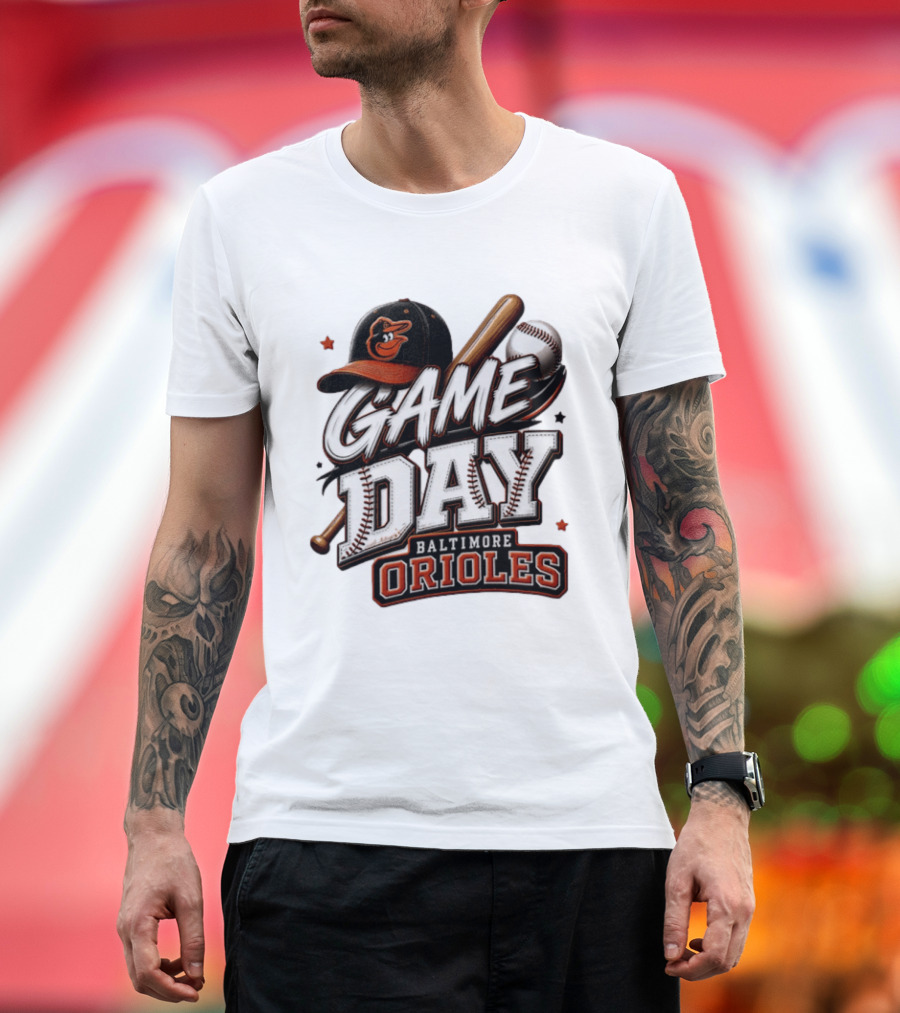 Baltimore Orioles Game Day Baseball MLB 2026 T-Shirt