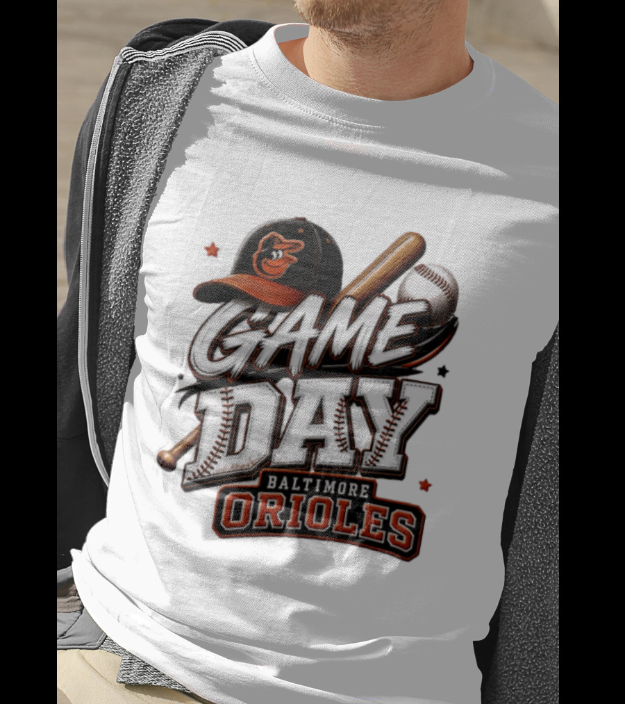 Baltimore Orioles Game Day Baseball MLB 2026 T-Shirt