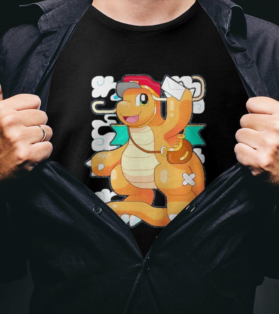 Thomdrower Nengarden Dragonite Mail Carrier T-Shirt