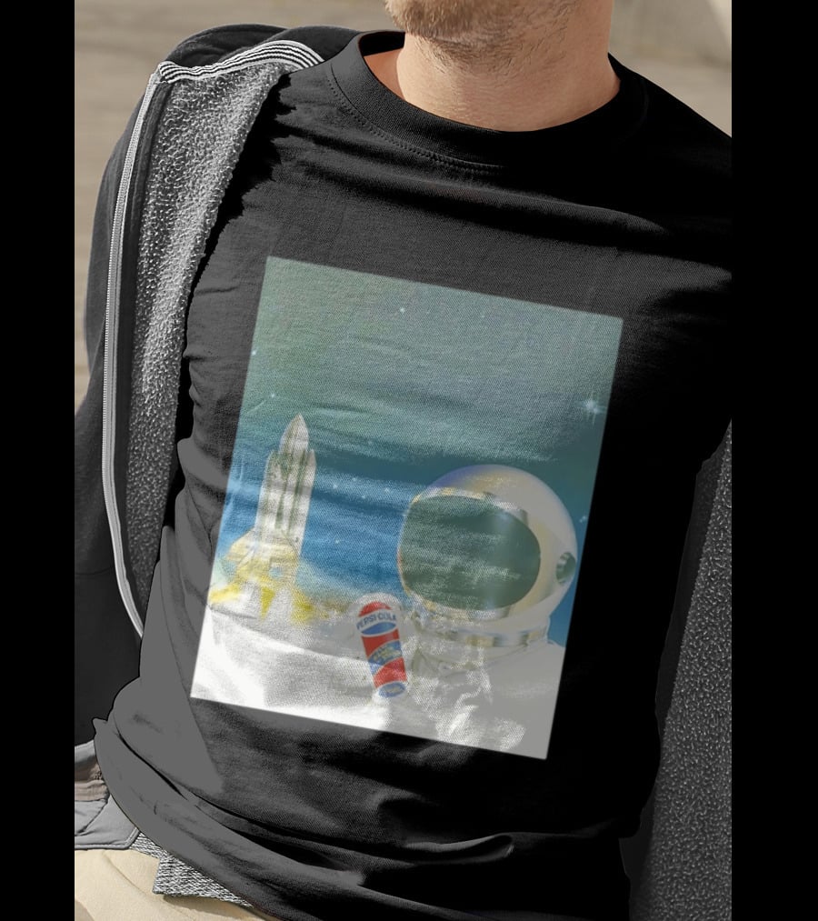 Pepsi Cola Astronaut Space Shuttle USA Reach For The Stars T-Shirt