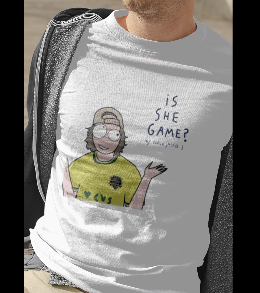 Is She Game Coach Jackie J CVS Soccer Team T-Shirt