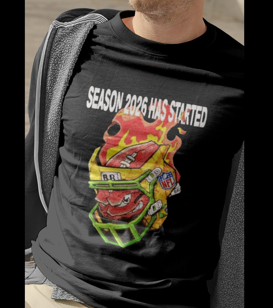 Season 2026 Has Started Football Sports Nfl Brb T-Shirt