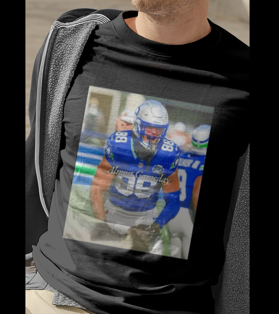 Seattle Seahawks Almost Gameday 88 Walker III Football Action T-Shirt