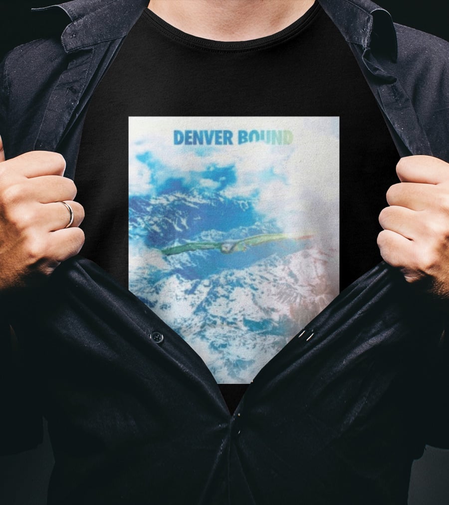 Seattle Seahawks Denver Bound Mountain Flight T-Shirt