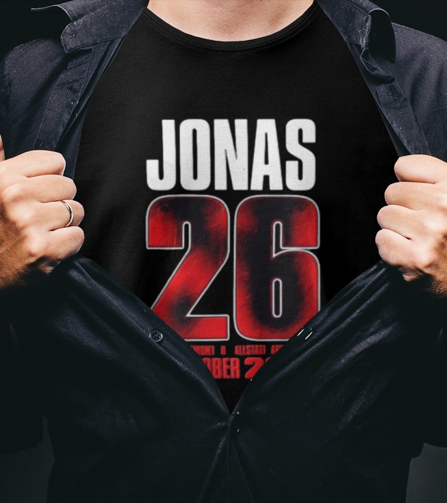 Jonas Brothers October 22 Rosemont Allstate Arena 2026 T-Shirt