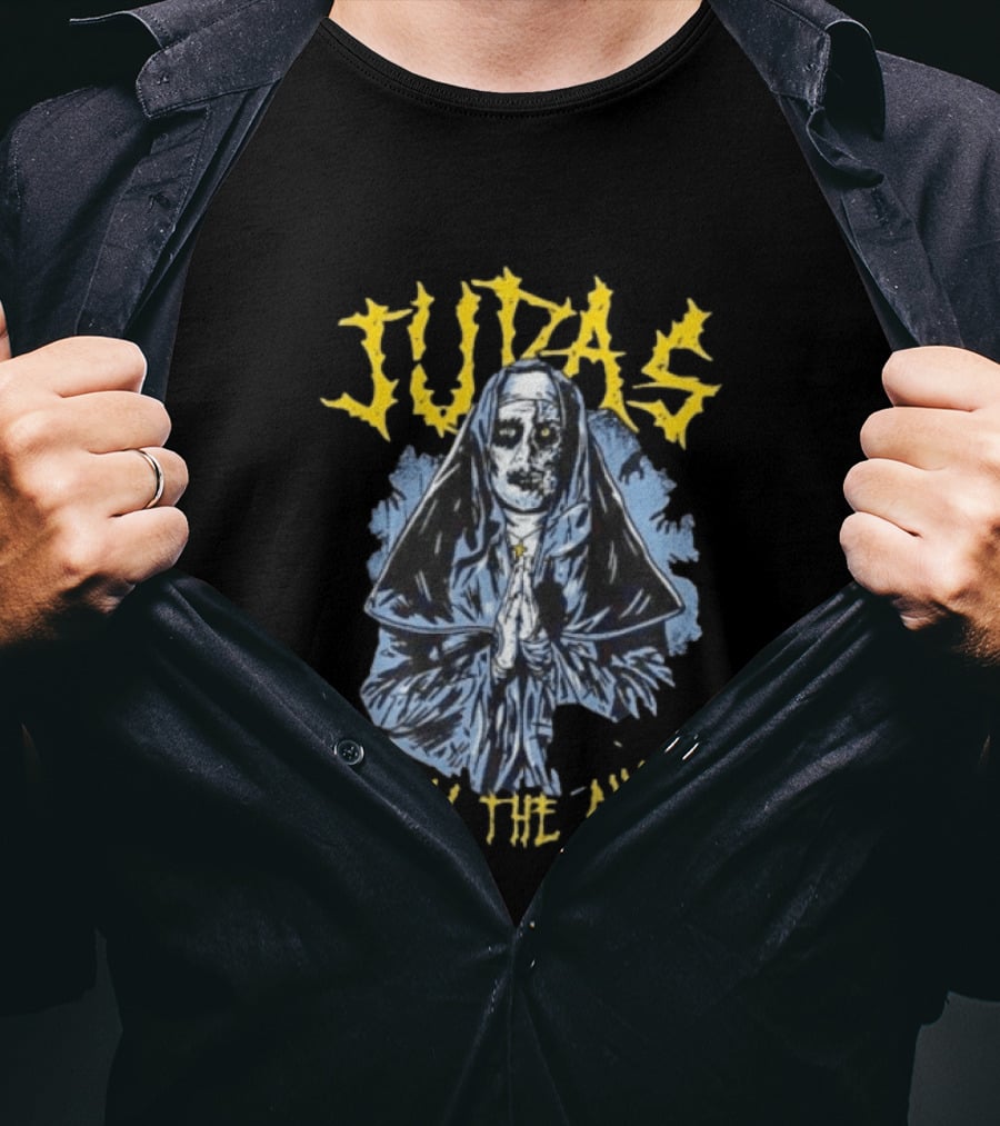 Judas Join The Choir Horror Nun Creepy Gothic T-Shirt