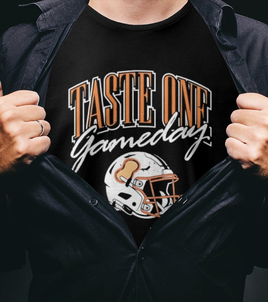 Taste One Gameday Football Helmet Tailgate T-Shirt