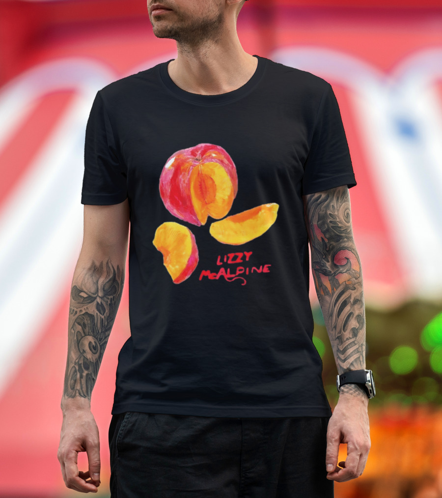 Lizzy McAlpine Peach Indie Folk Singer Songwriter T-Shirt