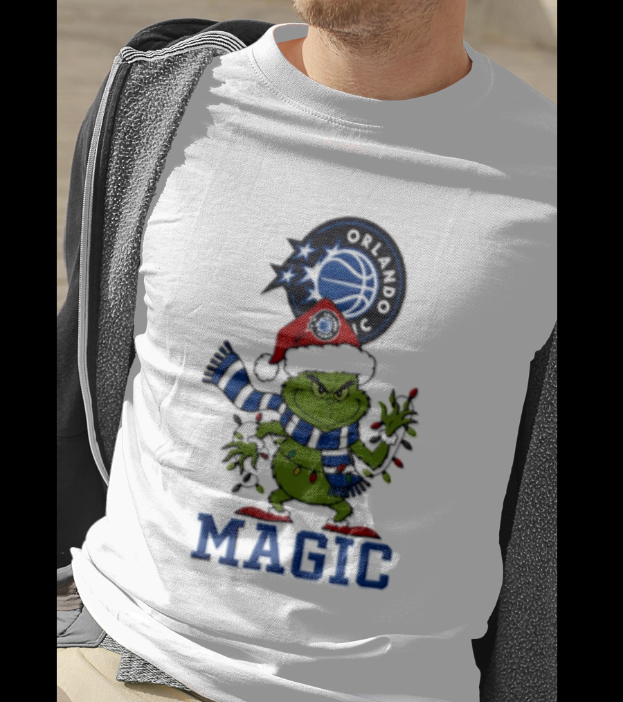 Grinch Orlando Magic Christmas 2026 Holiday Edition T-Shirt