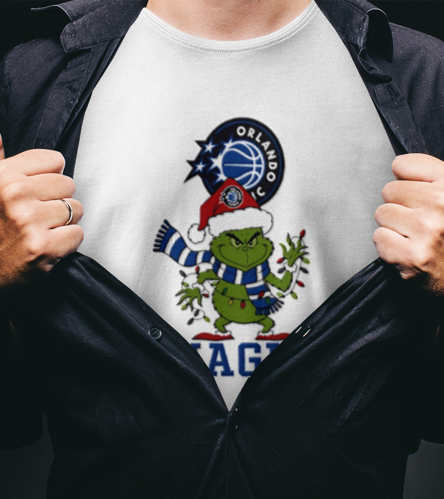 Grinch Orlando Magic Christmas 2026 Holiday Edition T-Shirt