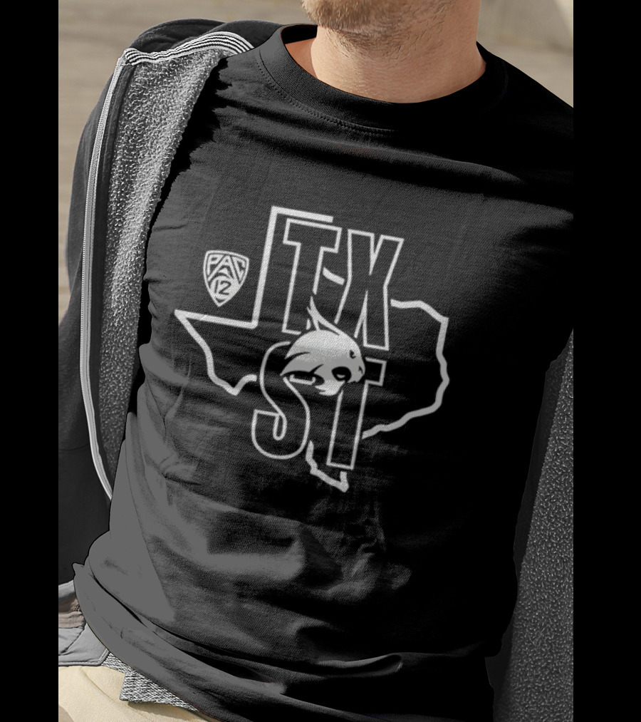 Texas State Bobcats TXST Pac 12 College Sports T-Shirt