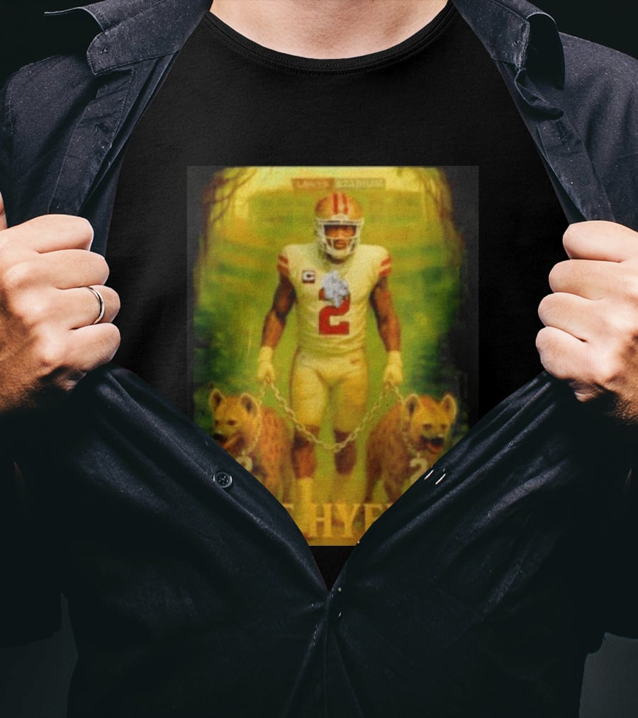 Levi's Stadium Football Player Hyena Number 2 T-Shirt