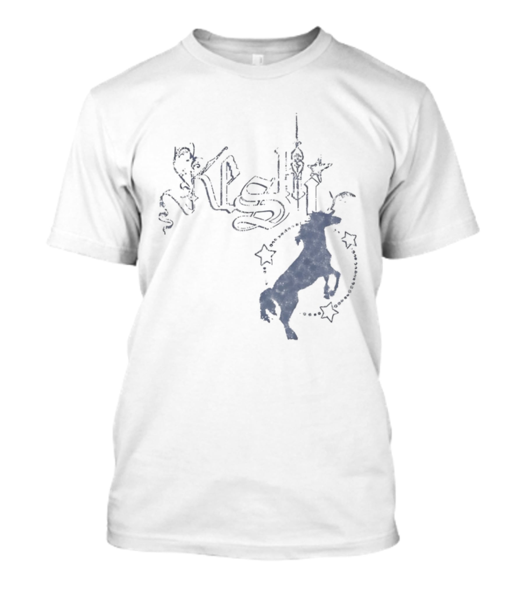 Kelis Distressed Unicorn Y2K R And B T-Shirt