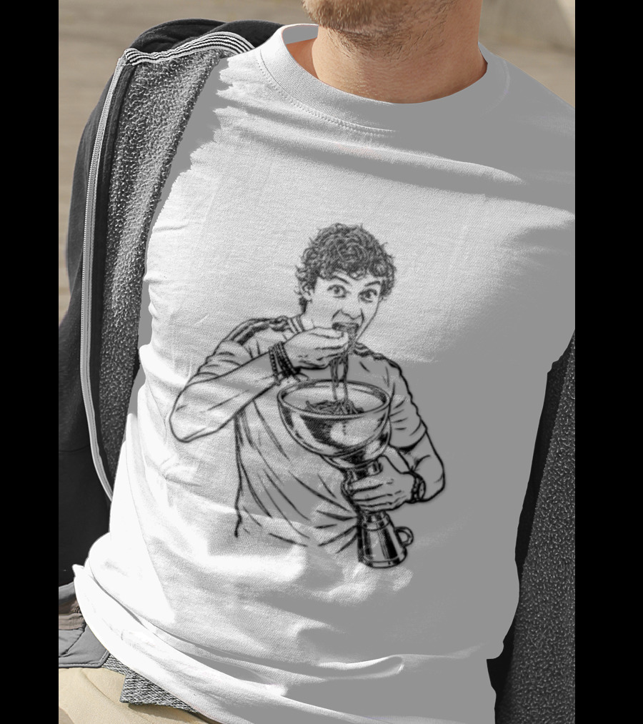 Kimi Italian Racing Pasta Grand Prix Noodles Eating T-Shirt