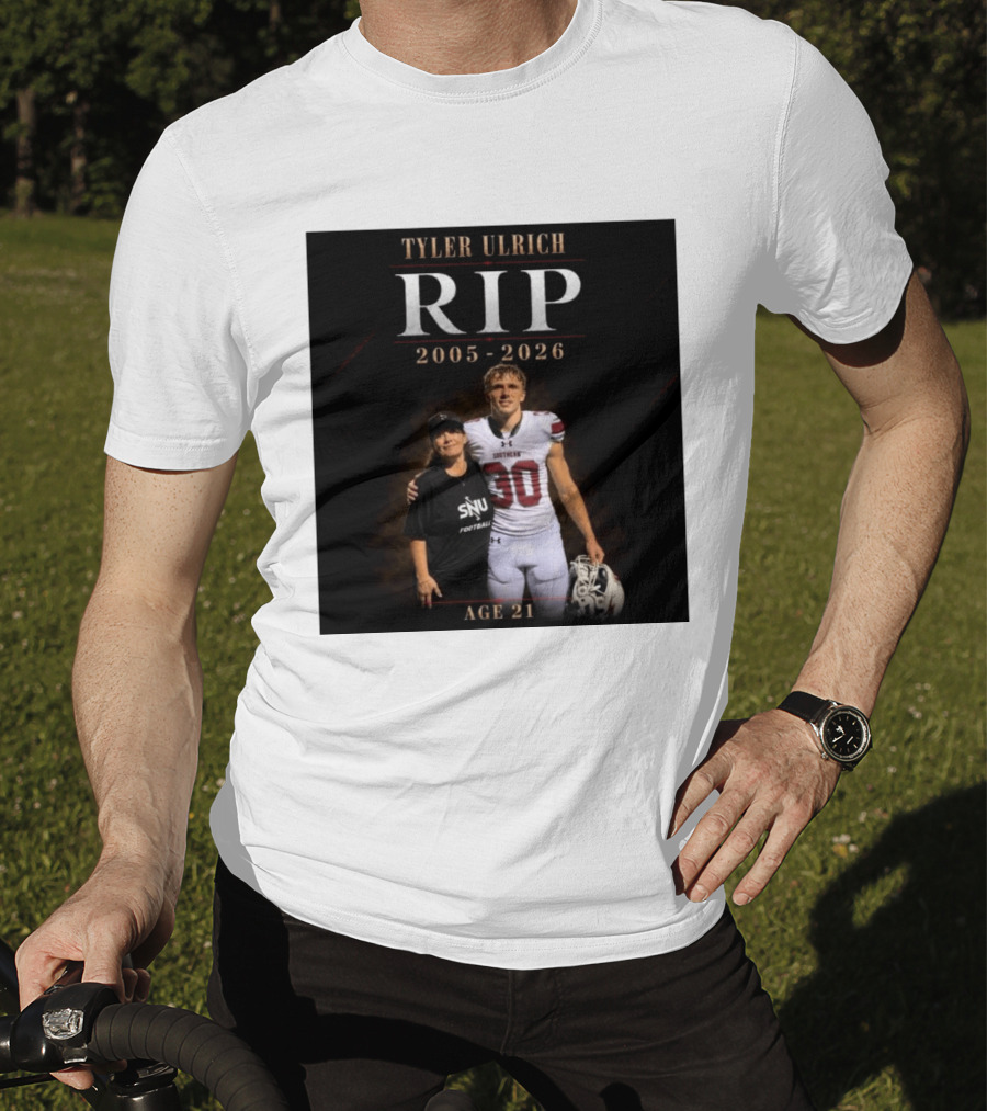 Tyler Ulrich RIP 2005 2026 Age 21 SNU Football T-Shirt