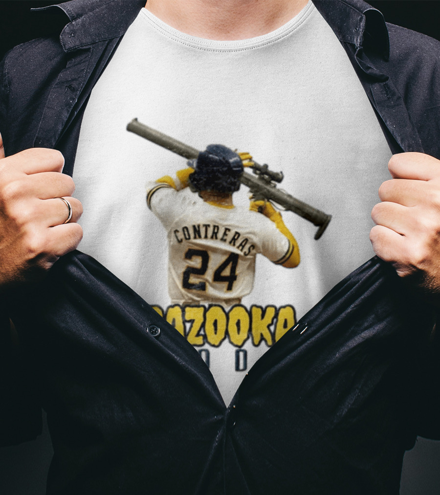 Milwaukee Baseball Bazooka Mode William Contreras 24 T-Shirt