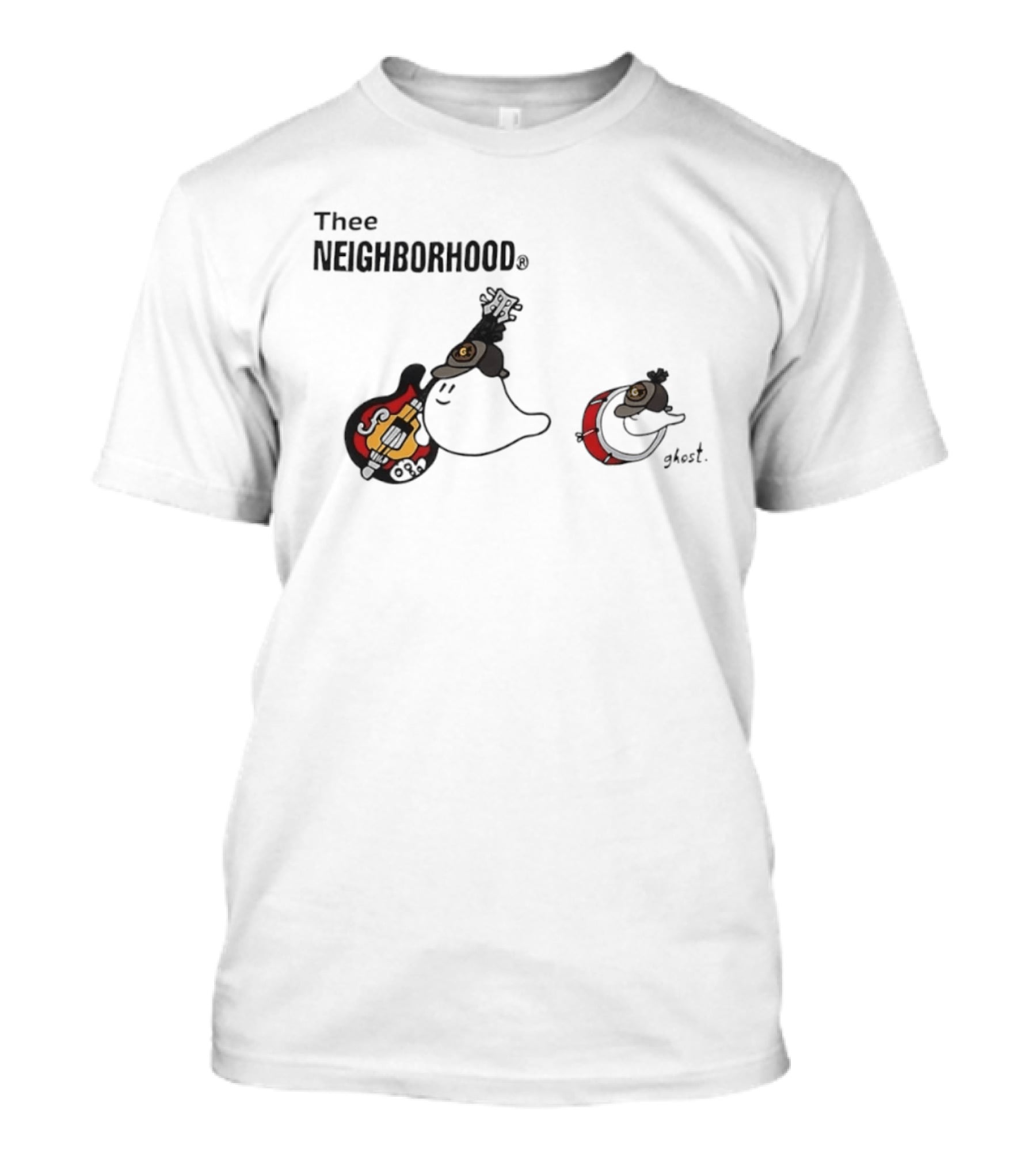Thee Neighborhood Ghost Band Neighbourhood Ghost T-Shirt