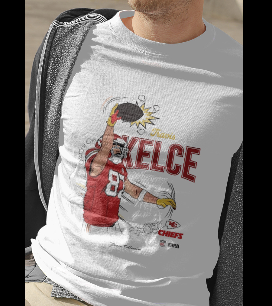 Travis Kelce Number 87 Kansas City Chiefs Football Chiefs 87 Kelce Player Catch T-Shirt
