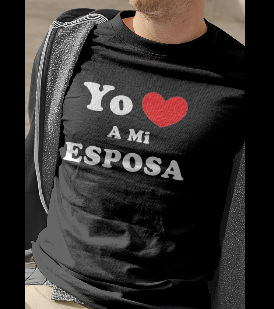 Yo Amo A Mi Esposa Red Heart Love My Wife T-Shirt