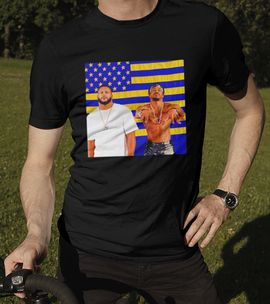 Aaron Donald And Jalen Ramsey Los Angeles Rams T-Shirt