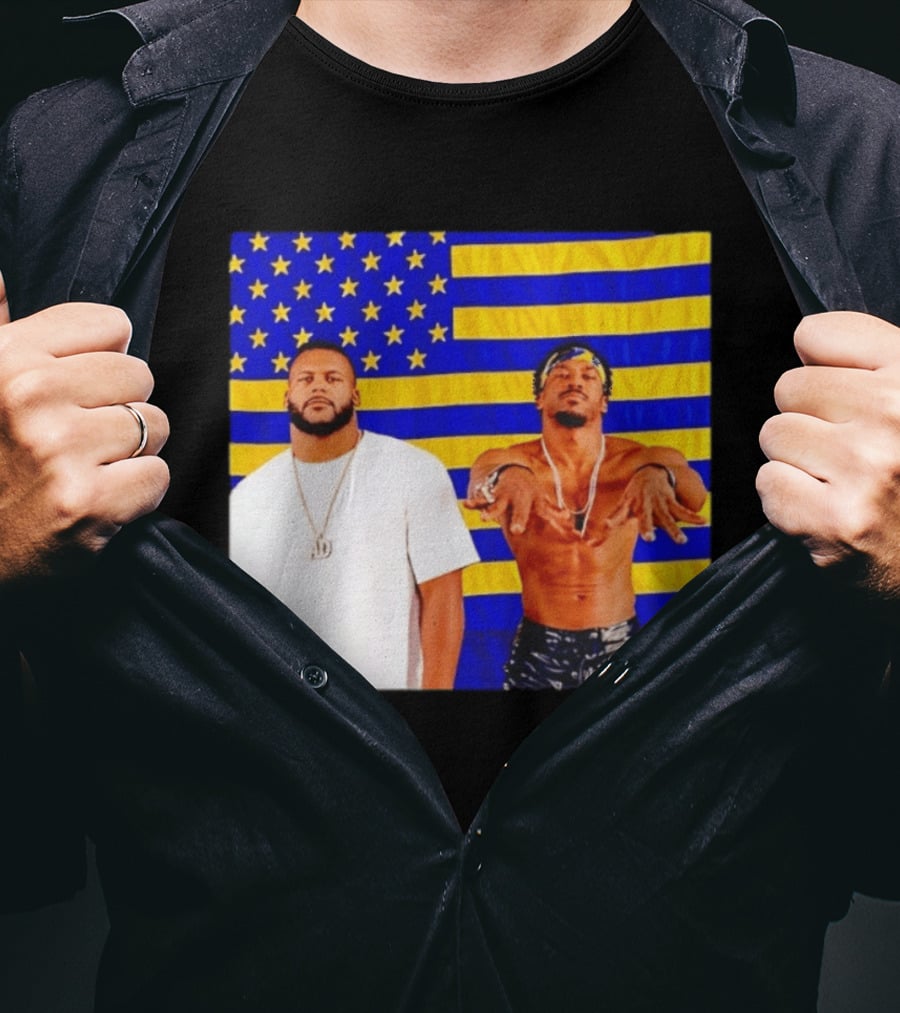 Aaron Donald And Jalen Ramsey Los Angeles Rams T-Shirt