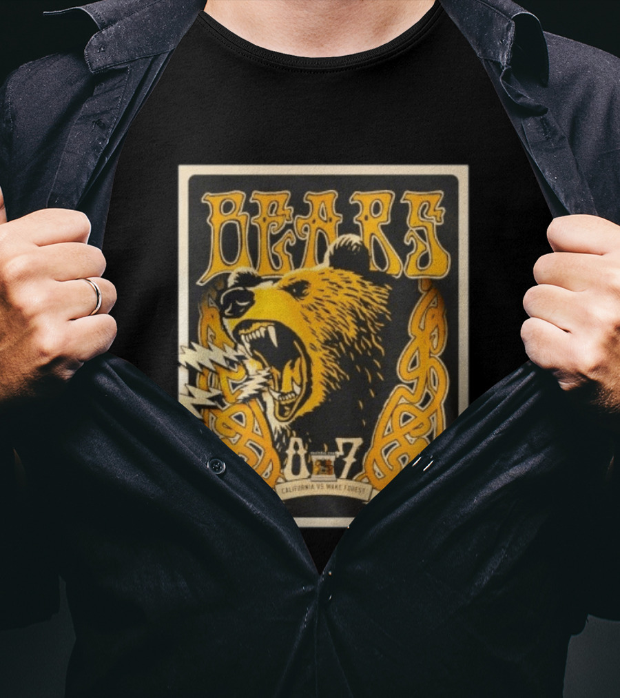 California Vs Wake Forest Bears Grateful Dead Tour 07 T-Shirt