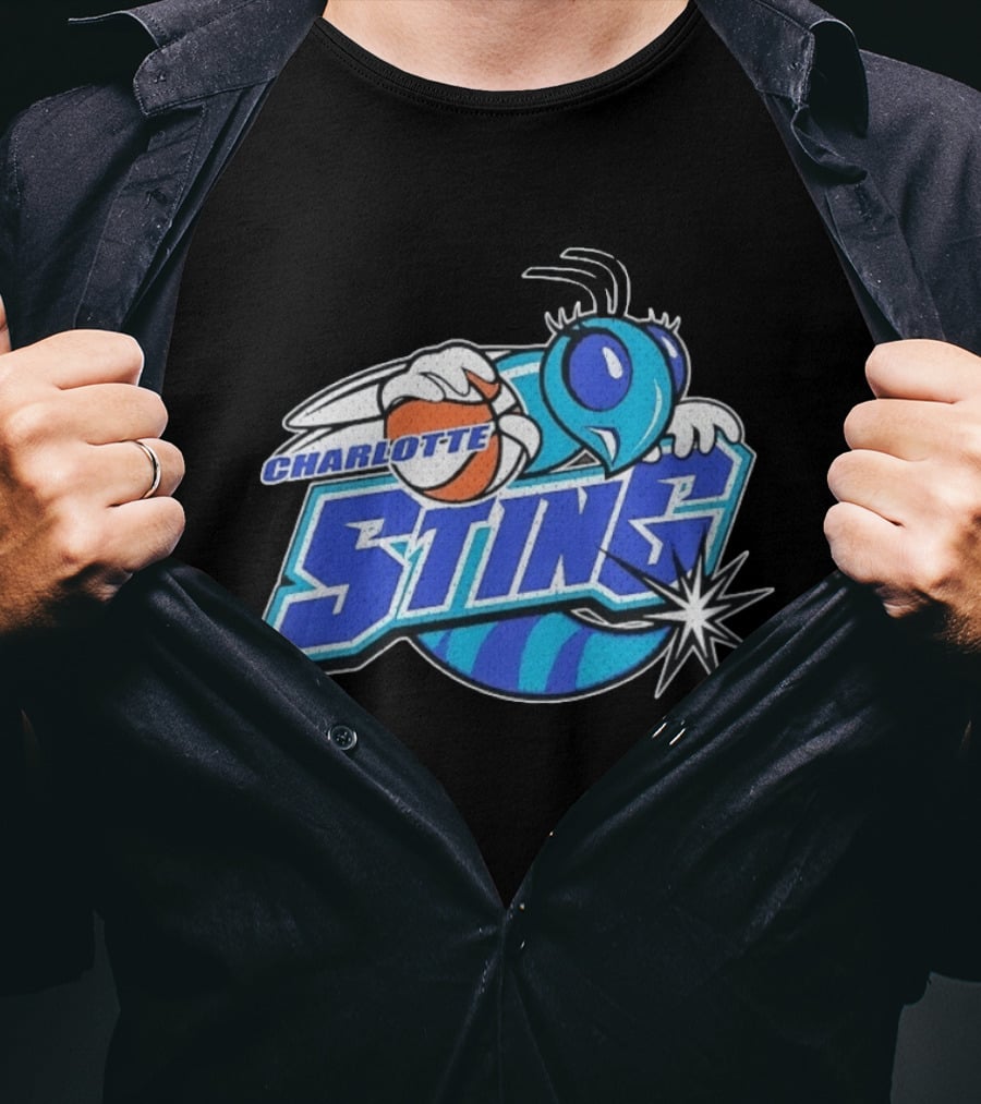 Charlotte Sting WNBA Team Basketball T-Shirt
