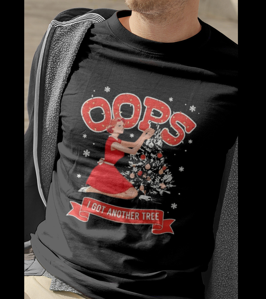 Christmas Pin Up Oops I Got Another Tree T-Shirt