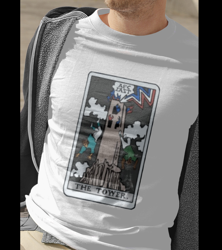 AFC East The Tower Tarot Card Football T-Shirt