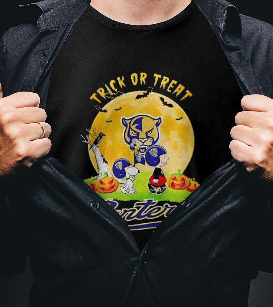 Florida International Panthers X Charlie Brown And Snoopy Trick Or Treat Halloween T-Shirt