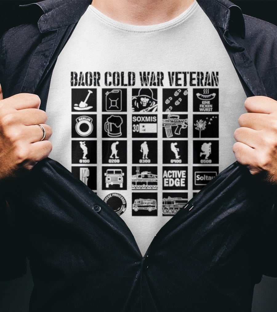 Baor Cold War Veteran Active Edge Soltau Military T-Shirt