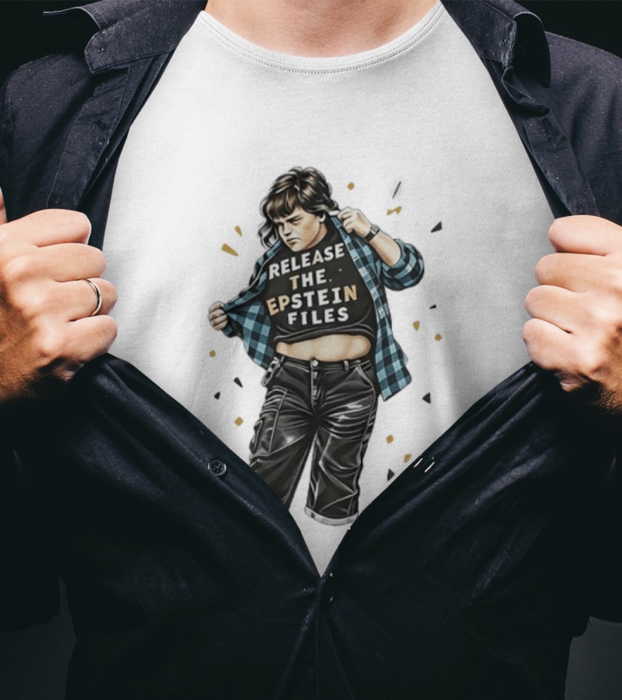 Chris Farley Release The Epstein Files Meme T-Shirt