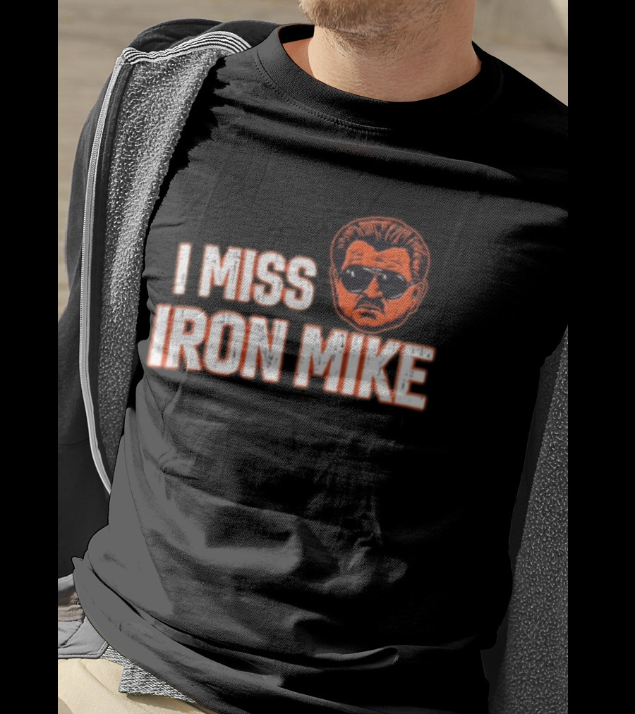 I Miss Iron Mike Ditka Chicago Bears Big Head T-Shirt