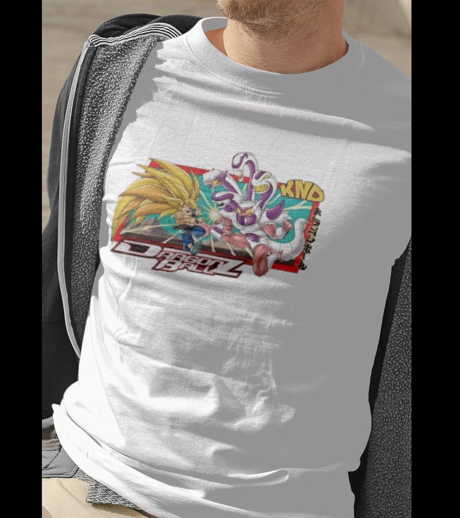 Dragon Ball Z Goku Fighting Frieza Anime T-Shirt