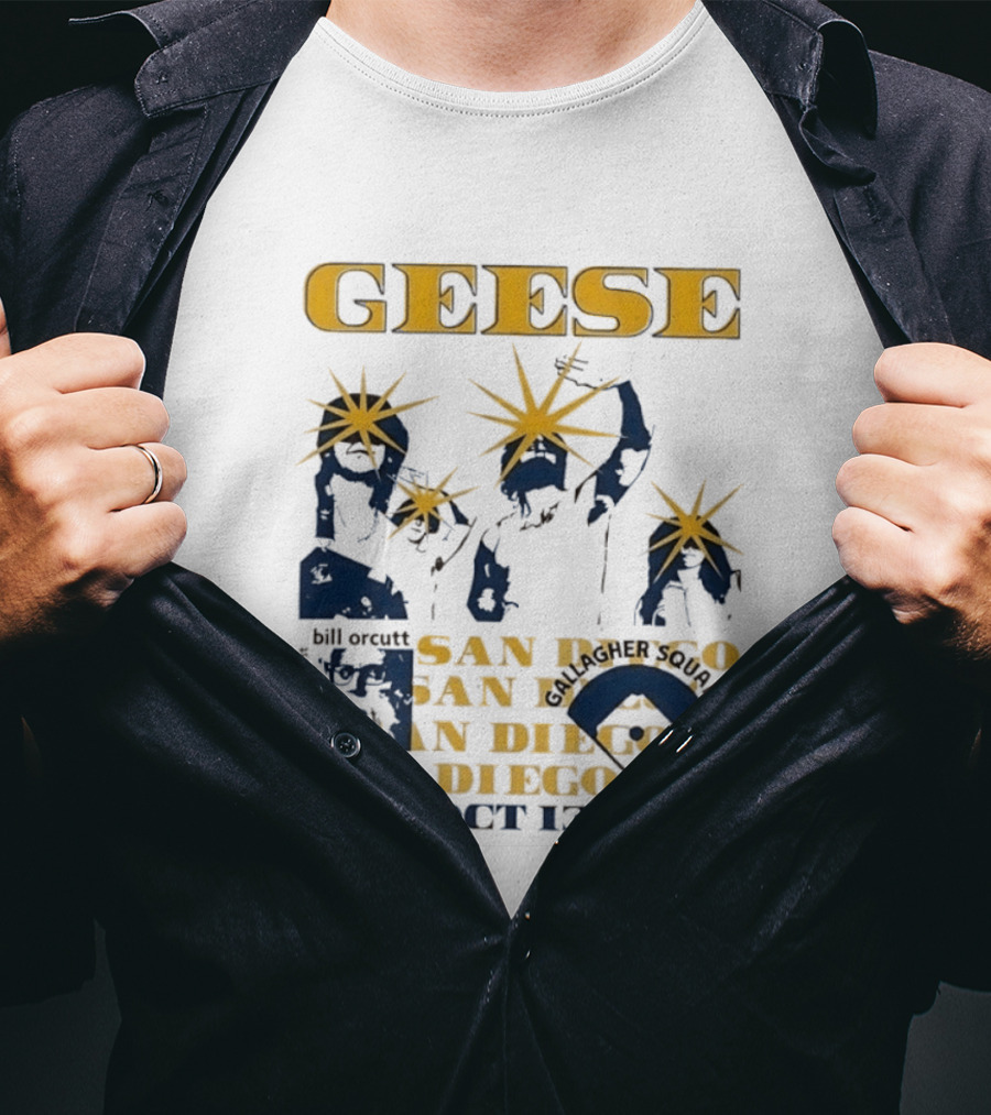 Geese With Special Guest Bill Orcutt At Gallagher Square San Diego October 13 2026 T-Shirt