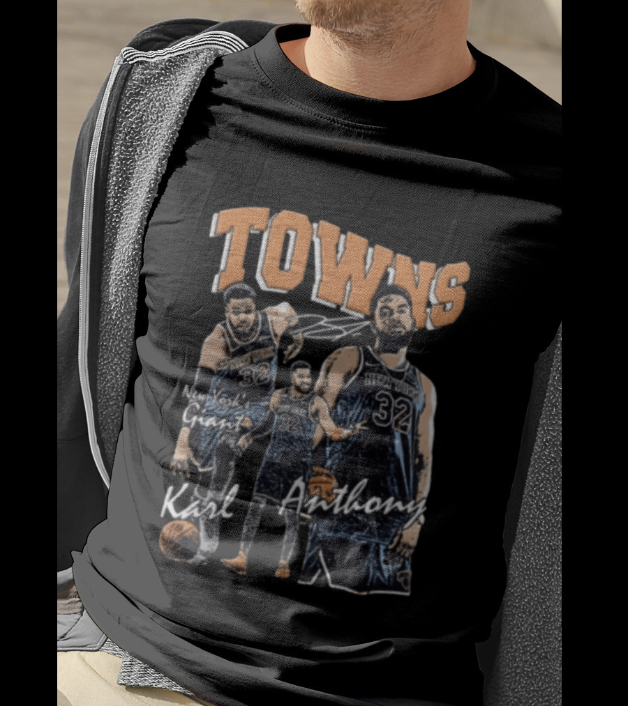 Karl Anthony Towns New York Knicks NBA Yorks Giant T-Shirt