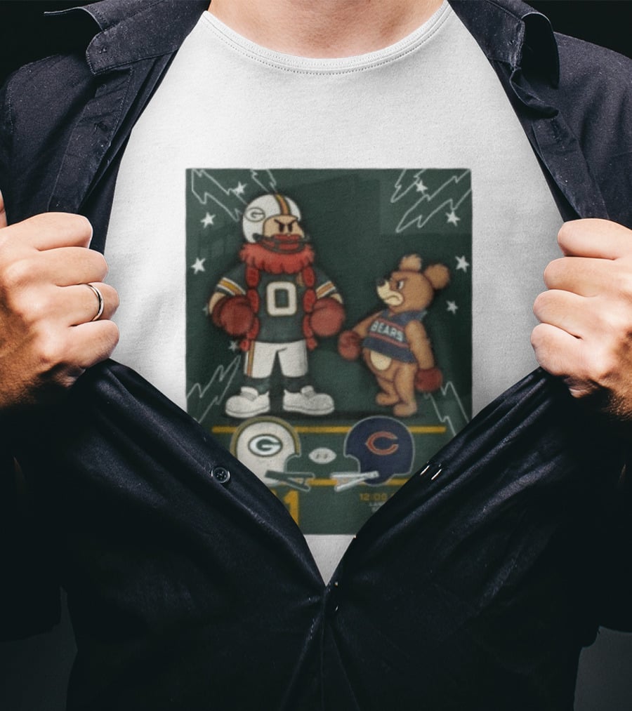 Green Bay Packers Vs Chicago Bears October 11 2026 Lambeau Field Game T-Shirt