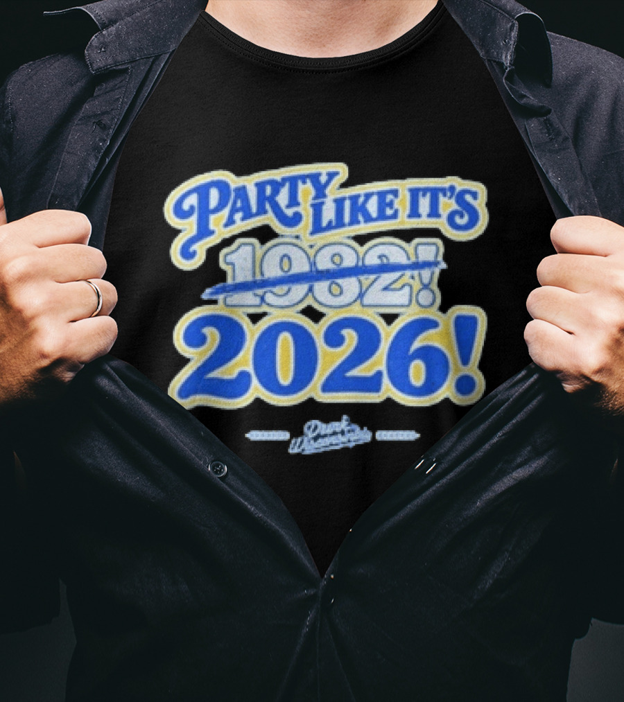 Party Like It’s 1982 And 2026 Drink Wisconsinbly T-Shirt