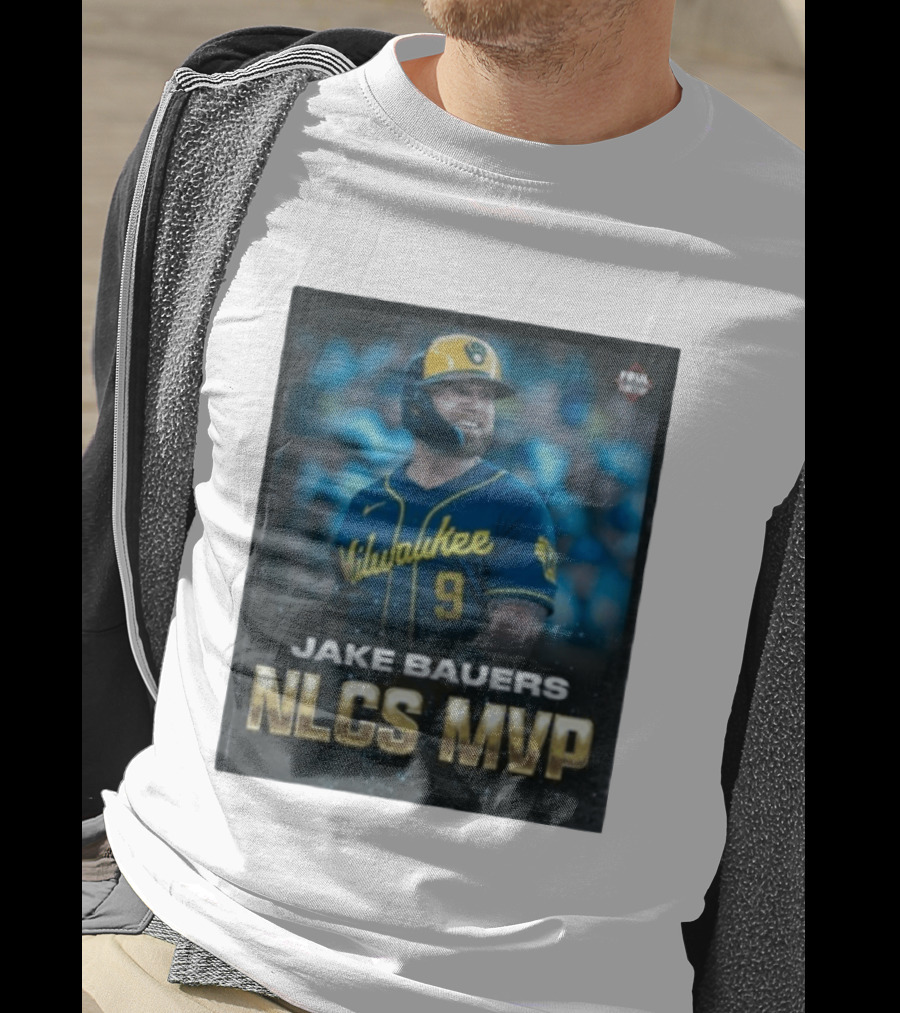 Jake Bauers Milwaukee Brewers No 9 NLCS MVP T-Shirt