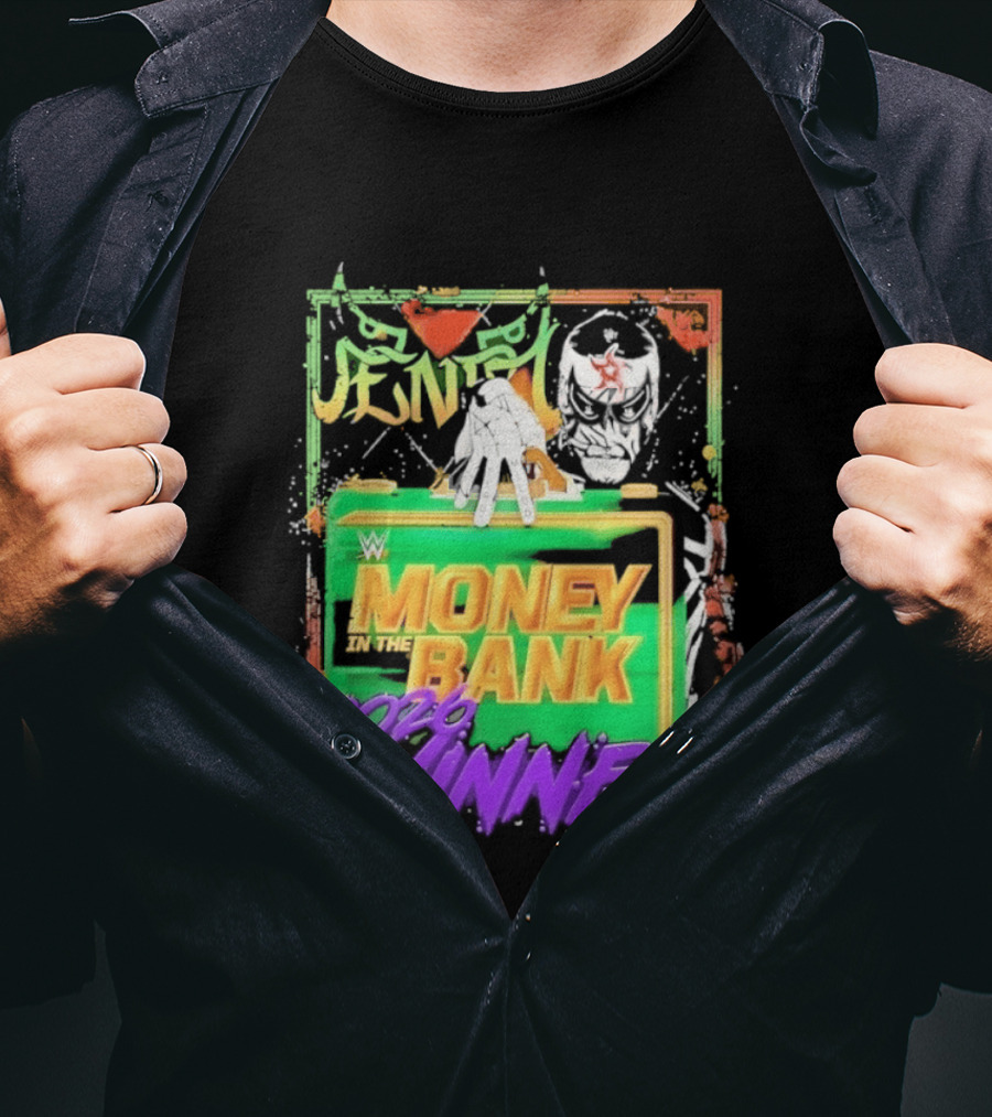Pentagon Jr Money In The Bank 2026 Winner Wrestling T-Shirt