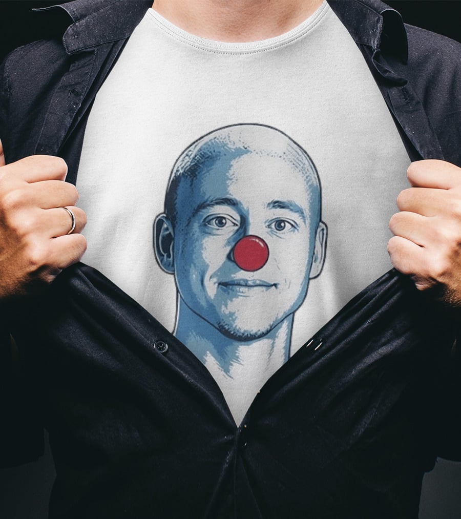 Joe Rogan With Red Nose Podcast Comedian T-Shirt