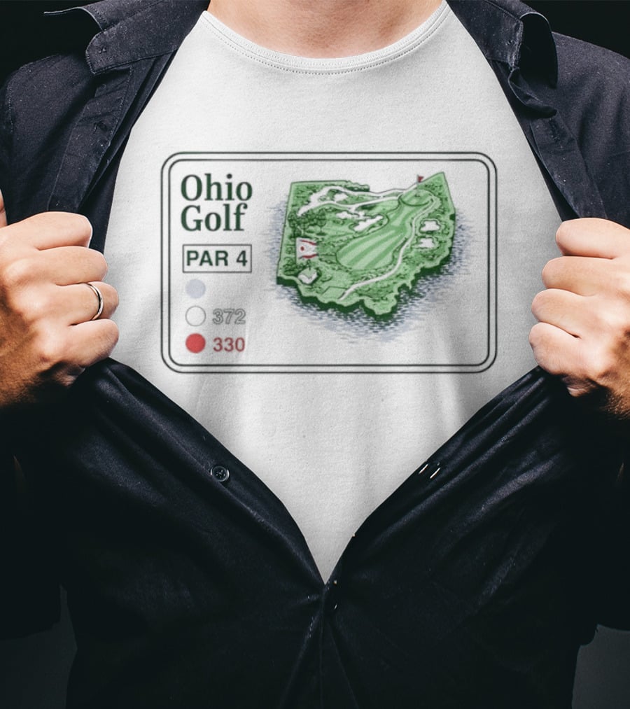Where I’m From 2026 Ohio Golf Map T-Shirt
