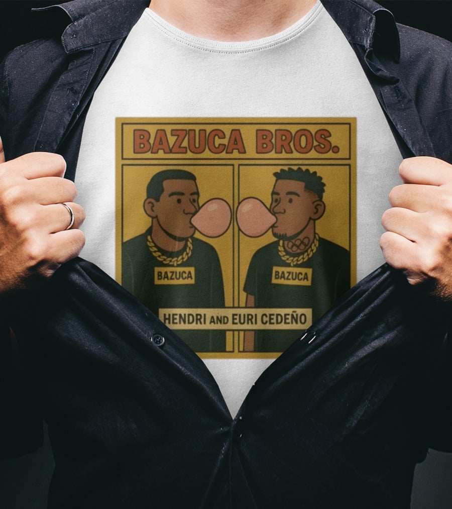 Bazuca Bros Hendri And Euri Cedeño Bubblegum Bazuca T-Shirt