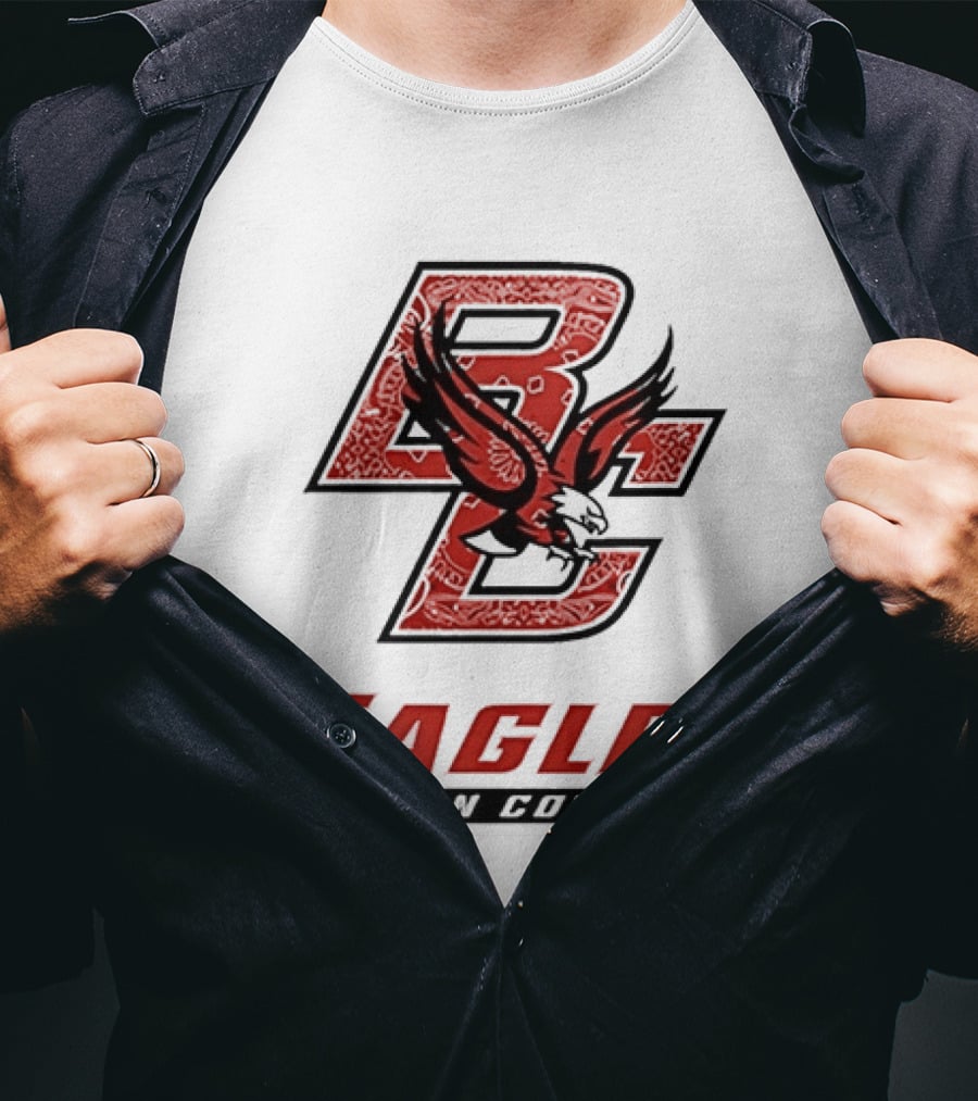 Boston College Eagles BC NCAA Red Eagle T-Shirt