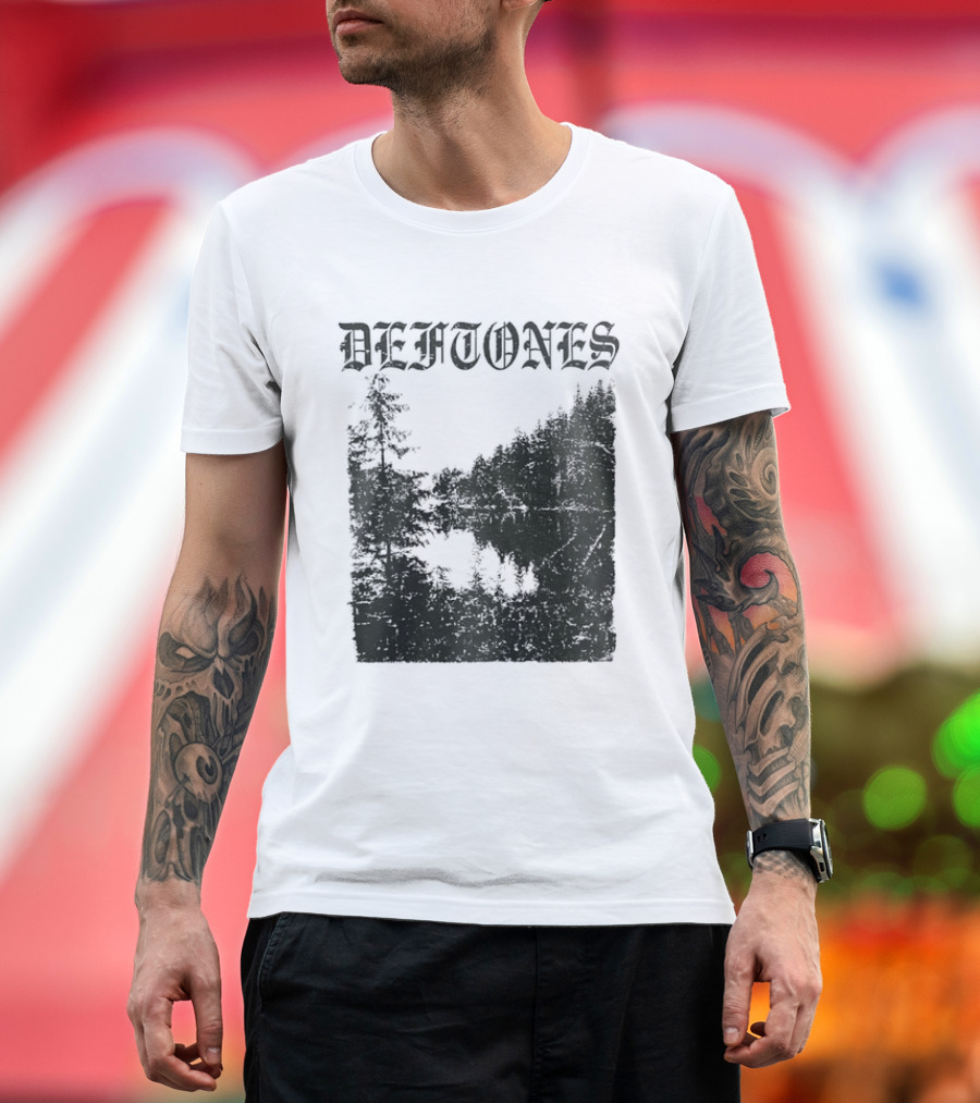DEFTONES Forest Lake Landscape Alternative Metal T-Shirt