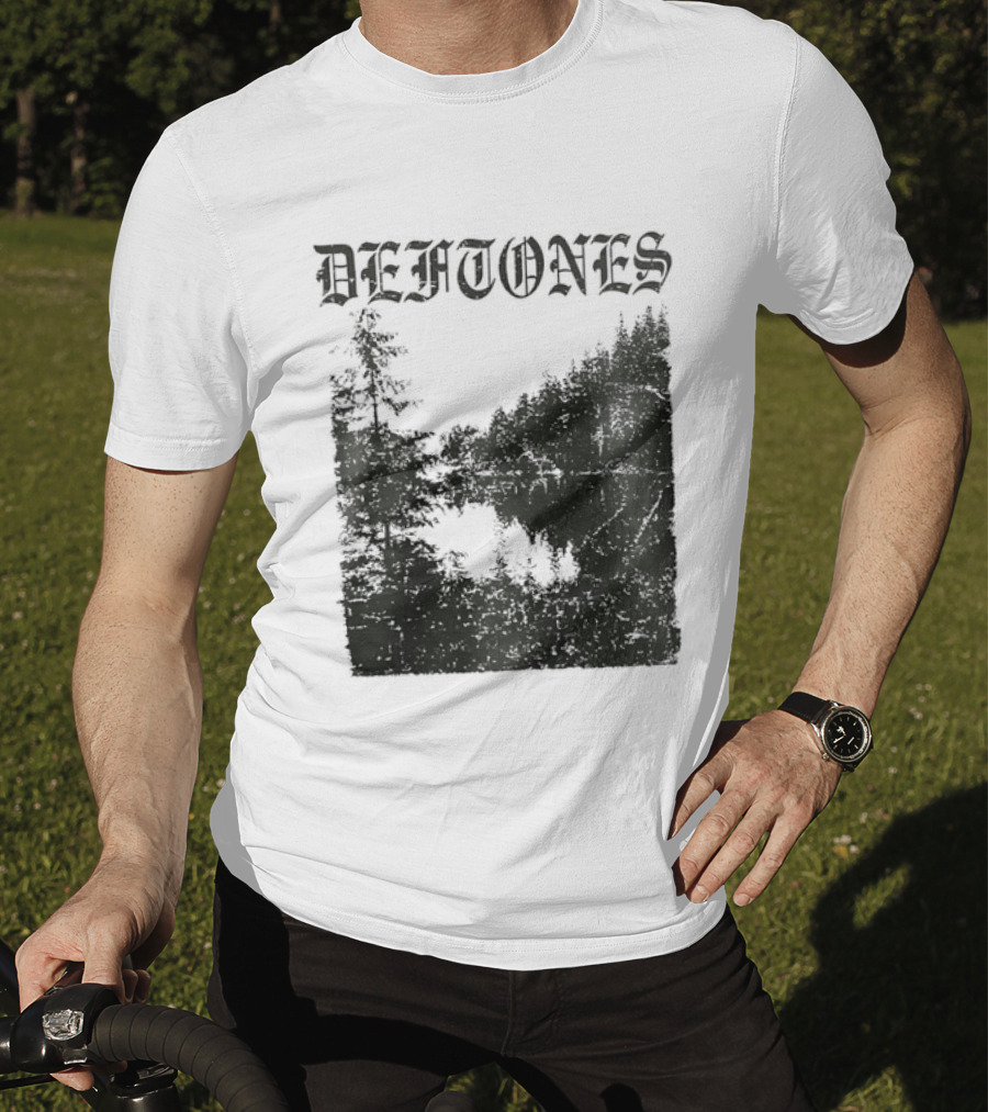 DEFTONES Forest Lake Landscape Alternative Metal T-Shirt